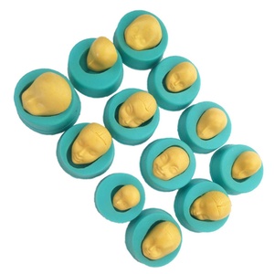 Juego de 13 Moldes de Silicona 3D con Forma de Rostro Humano para Decoración de Fondant, Moldes de Silicona para Caramelos, Arcilla, Decoración, Cabeza de Niña - Product Image 3