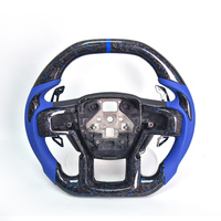 Volant sport CarbonStep pour Ford Raptor F-150 Ranger - Fibre de carbone forgée, cuir suédé perforé