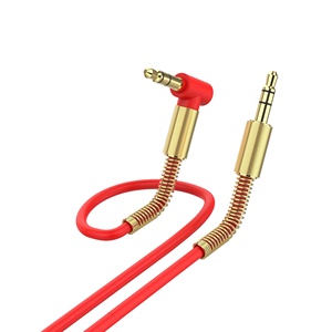 90 gradi A Destra Angolo di Metallo Primavera <span class=keywords><strong>Maschio</strong></span> A <span class=keywords><strong>Maschio</strong></span> 3.5mm <span class=keywords><strong>jack</strong></span> Aux Cavo Audio Stereo Per Il Telefono e Auto audio - Product Image 6