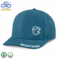 Trending Colors Custom Snap Back Baseball Caps Korte Rand Pet Met Aangepaste Logo Ademend Gat Voor Zomer Golfactiviteiten Sporten