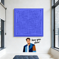 Grande toile murale d'art minimaliste Wabi-Sabi, peinture à l'huile texturée 3D faite à la main avec cadre, décoration murale moderne, art décoratif