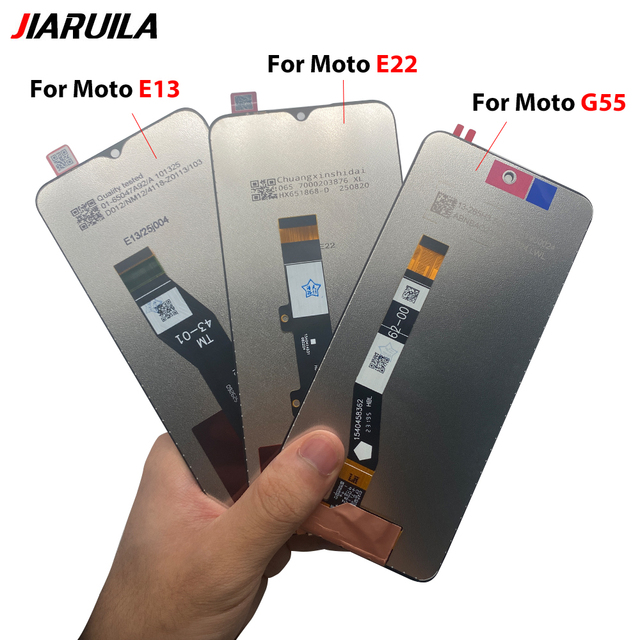 Mobile Phone LCD Screen Display Assembly for Motorola Moto E13 E22 Edge 60 Fusion Pro Stylus G55 G96 Repair Parts