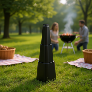 Ventilador de mesa con batería, repelente de moscas, motor de CC de 6.9 pulgadas, recargable, para fiestas, barbacoas, picnics y camping - Product Image 2