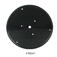 Dissipateur thermique en aluminium forgé à froid pour ampoule LED haute puissance personnalisée par le fabricant, dissipateur thermique rond à ailettes pour LED COB