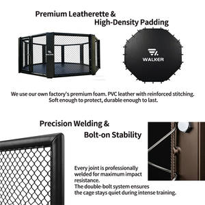 Panneaux de cage MMA octogonale pliables, taille personnalisée, cage de combat pour club d'arts martiaux - Product Image 2