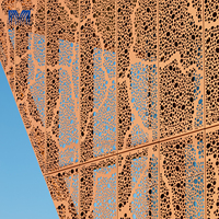 Panneaux de mur-rideau perforés en aluminium de haute qualité pour la création d'ombres légères et la décoration des murs extérieurs des bâtiments
