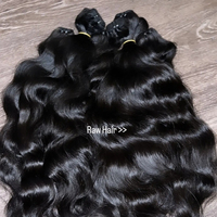Paquets de cheveux bruts vietnamiens doublement étirés Vendeur en gros 15A 100% Cheveux humains vierges bruts à cuticule naturelle alignée