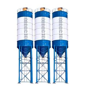 50T Silo di cemento per la stazione di betoniera verticale cemento Silo Bin orizzontale bidone di cemento - Product Image 1