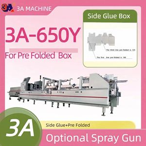 Máquina Plegadora y Encoladora Automática de Cajas de Una Cara Tipo 3A-650Y con Accionamiento Eléctrico para Embalaje de Madera - Product Image 1