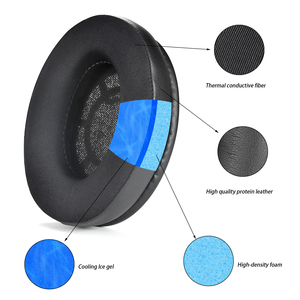 Almohadillas de repuesto Defean compatibles con <span class=keywords><strong>Sennheiser</strong></span> RS120 <span class=keywords><strong>100</strong></span> 110 115 117 119 almohadillas de Gel de hielo con sujetadores a presión - Product Image 4