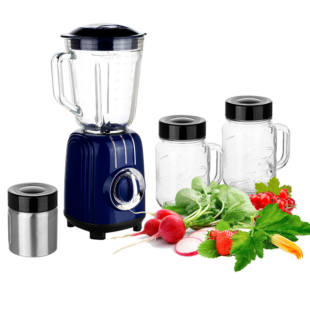 Kajafa Home Nutrition Smoothie Juicer Blender Mason Jar Mixer 1000L Capacity 500W Power With SS Grinder