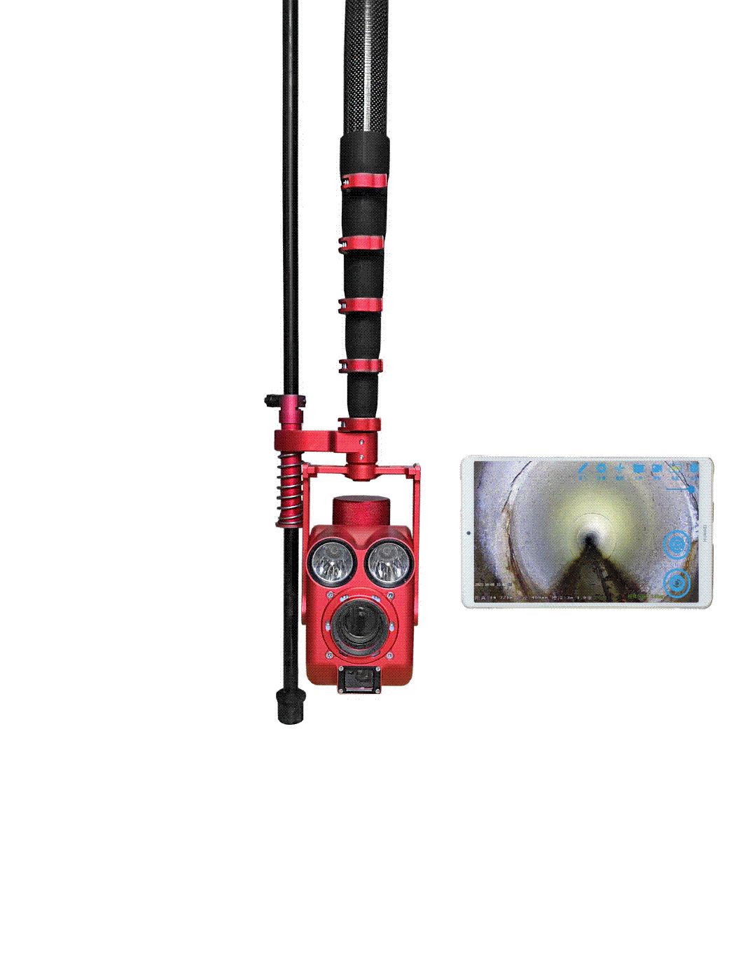 Easysight X1- P1 полюс камера CCTV контроля трубопровода