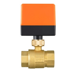 1/2 "2 cách cơ giới bóng van 220V 12V 24V 3-wire 2 điều khiển <span class=keywords><strong>Brass</strong></span> điện bóng van - Product Image 2