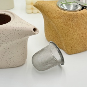 Théière en céramique avec filtre, théière en céramique avec infuseur, ensembles de <span class=keywords><strong>café</strong></span> et de thé faits à la main, cafetière en céramique, ensemble de thé arabe - Product Image 5
