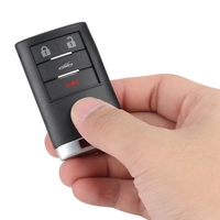 Coque de clé télécommande intelligente à 4 boutons, texturée et durable, adaptée à Chevrolet Corvette