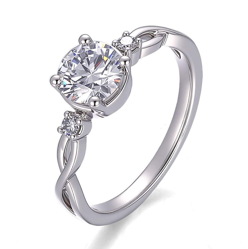 แหวนเพชรแล็บโกลด์ 10K ทองคำแท้