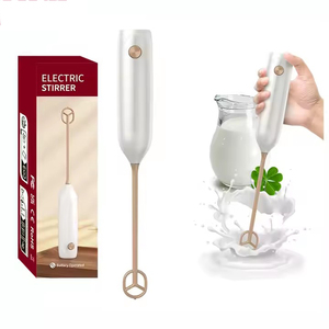 Outil d'agitation de café en plastique à piles Agitateurs de boisson électriques Agitateurs de café personnalisés <span class=keywords><strong>Mousseur</strong></span> à <span class=keywords><strong>lait</strong></span> électrique - Product Image 2