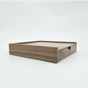 Boîte Cadeau Photo <span class=keywords><strong>en</strong></span> Bois <span class=keywords><strong>de</strong></span> Noyer <span class=keywords><strong>de</strong></span> Luxe avec Couvercle Coulissant Design Rectangle Moderne <span class=keywords><strong>Stockage</strong></span> <span class=keywords><strong>de</strong></span> Souvenirs <span class=keywords><strong>de</strong></span> Noël ou Boîte Cadeau - Product Image 3