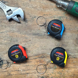 कीचेन 3 फुट जेब आकार टेप माप 1 मीटर बच्चों को रिट्रेटेबल प्लास्टिक मापने वाली स्टिक इंच और सेंटीमीटर मीट्रिक प्रणाली - Product Image 6