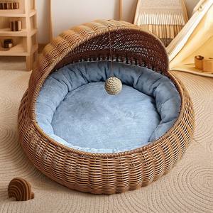 เตียงแมวบ้านแมวสำหรับลูกแมวเสื่อสำหรับสัตว์เลี้ยงที่นิยมถอดออกได้และซักได้ - Product Image 6