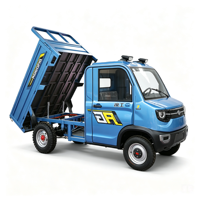 Camion électrique à 4 roues, camion électrique à benne basculante pour charges lourdes, tricycle pour l'agriculture, la construction et le transport