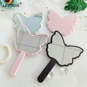 butterfly Shape Hand Held <b>Mirror</b> Make Your logo <b>Compact</b> <b>Mirrors</b> Wholesale Cosmetic <b>Mirrors</b> for Women Daily Makeup - Product Image 5