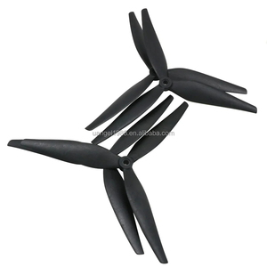 HQProp 10X4.5X3 siyah-cam elyaf takviyeli naylon 10 inç <span class=keywords><strong>3</strong></span> bıçakları siyah karbon takviyeli naylon pervane Rc FPV Drone için - Product Image 5