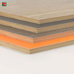 Veneer Grain Look Dining Plates Wood Furniture Manufacturer <strong>High</strong> <strong>Gloss</strong> Uv <strong>Laminate</strong> <strong>Sheet</strong> 15Mm <strong>4X8</strong> Mdf 18Mm <strong>Melamine</strong> Board - Product Image 2