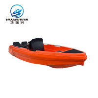Bateau de ski en PEHD monobloc moulé de 4,9 m pour 7 passagers, idéal pour l'entraînement au surf et les locations touristiques (pour bateaux à rames)