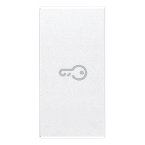 Key Symbol Axial White Wall <b>Switch</b> 2.2 In Length 4.4 In Length 0.4 In Height - Product Image 1