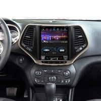 Radio de coche estilo Tesla Android 11 para Jeep Cherokee 2016-2020 reproductor Multimedia de coche inalámbrico Carplay 4G