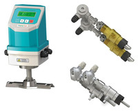 Débitmètre d'eau numérique TSONIC Sortie d'impulsions et transmission de données RS485 Capteur de compteur de débit de liquide alcalin acide 8-36VDC