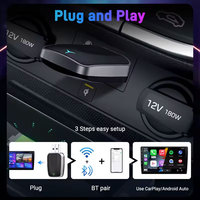 Nouveau Smart 2 en 1 sans fil CarPlay Android Auto adaptateur main libre Plug Play Stable BT WiFi Connect OTA mise à niveau Fit 99% voiture Dongle