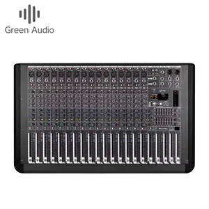 GAX-MQ16 MQ Mixer professionale Mixer Audio potente a 16 canali per palchi & Studio con 99 DSP 7 segmento equalizzatore amplificatore di potenza
