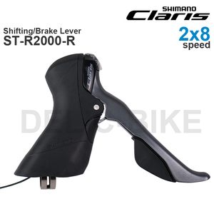 Maneta de Cambio <span class=keywords><strong>SHIMANO</strong></span> <span class=keywords><strong>CLARIS</strong></span> R2000 2x8 Velocidades DUAL CONTROL LEVER ST-R2000 - NEW SUPER SLR - 2x8 Velocidades para Bicicleta de Carretera Piezas Originales - Product Image 4