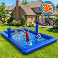 Piscine gonflable commerciale personnalisée, grande structure gonflable de jeu d'extérieur pour événements adultes et enfants