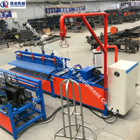 Yüksek verimli Motor ve rulman ile 1.4-4.0mm PLC kontrollü CNC otomatik zincir bağlantı çit tel örgü yapma makinesi