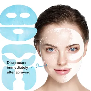 Instant Water Soluble Facial Collagen Sheet Mask Skin Care Private Label OEM Hydrolyzed 100% Collagen Face Lifting Film