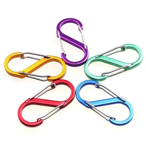S Type Carabiner Buckle Hook Outdoor Loading Carabiner Stainless Steel Carabiners