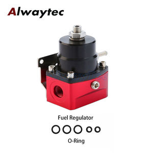 Universeel Een 6-fitting Aan Het Uiteinde Verstelbare Brandstofdrukregelaarset Met 0-160psi Meter - Product Image 2