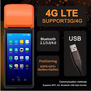 PDA Portátil Profesional con Escáner de Códigos de Barras y <span class=keywords><strong>QR</strong></span> Q6Pro 4G Net 3G+32G RAM +NFC con Terminal de Escaneo, Impresora de Recibos Inteligente - Product Image 3