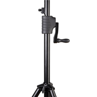Support d'éclairage à manivelle Yinyu 3.0m avec barre en T pliable et capacité de charge de 70kg pour la photographie en studio