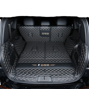 Esteras clásicas para maletero de costura de diamantes, decoración <span class=keywords><strong>Interior</strong></span> antideslizante de cuero PVC para Toyota/Honda/Volkswagen - Product Image 1