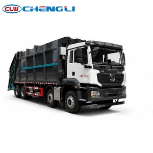 Camión de basura compactador Chengli 31t 8x4 con motor de 459 Hp para la recolección de residuos sólidos municipales - Product Image 6