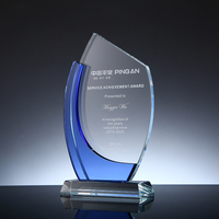 Trophée en cristal personnalisé créatif, promotion étape par étape, plaque d'honneur autorisée, cadeau de célébration, récompense pour employés en Chine