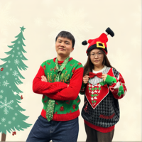 Pull de noël 2025 nouveau pull à col rond décontracté pour hommes et femmes pull moche