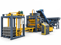 Machine automatique de fabrication de pavés hydrauliques QT4-15A avec pompe et moteur PLC