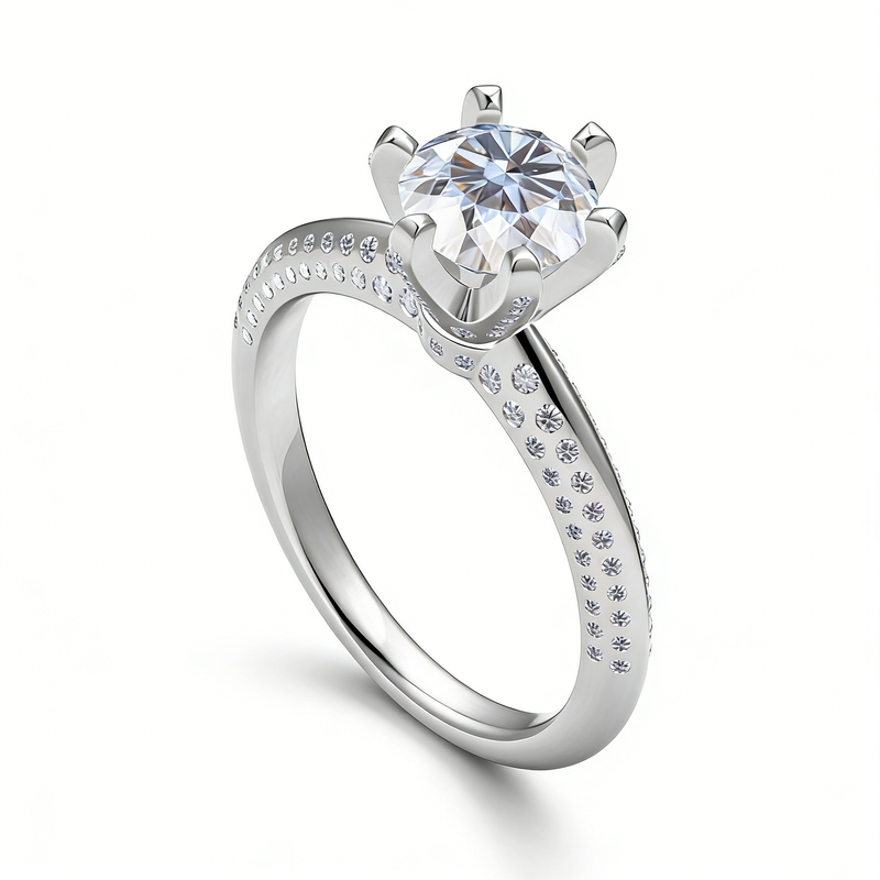 YXZRDXWWS028 Cross Four Finger Elliptical Openwork