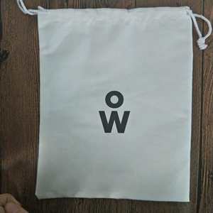 Bolsa de Algodón Blanca Personalizada con Cordón, Reciclable y Versátil para Bolsos de Mano, Libros, Manualidades, Pegatinas, Marcos de Fotos - Product Image 5