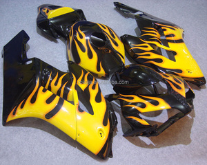 Kit de carenado para motocicleta, color amarillo y negro, para Honda CBR1000RR, CBR1000, 1000RR, <span class=keywords><strong>CBR</strong></span> <span class=keywords><strong>1000</strong></span>, RR, 04, 05, 2004, <span class=keywords><strong>2005</strong></span> - Product Image 1